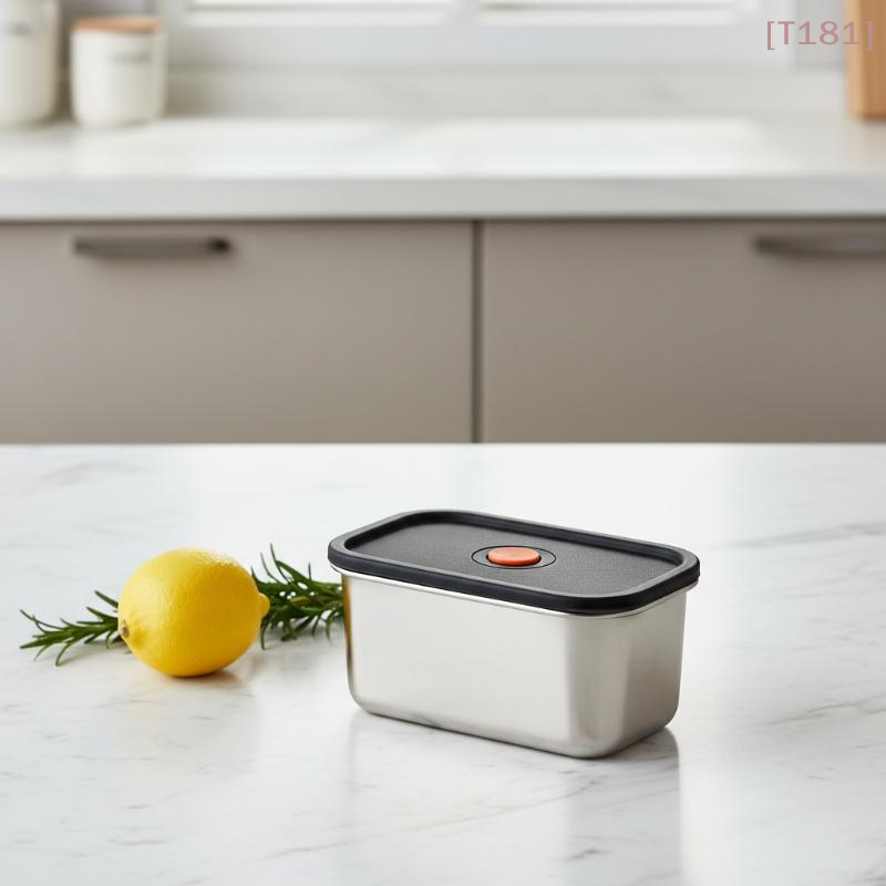 [E] 4개 스테인리스 스틸 식품 보관 용기 세트, 두 - Food Storage For Pantry 리뷰 및 가격