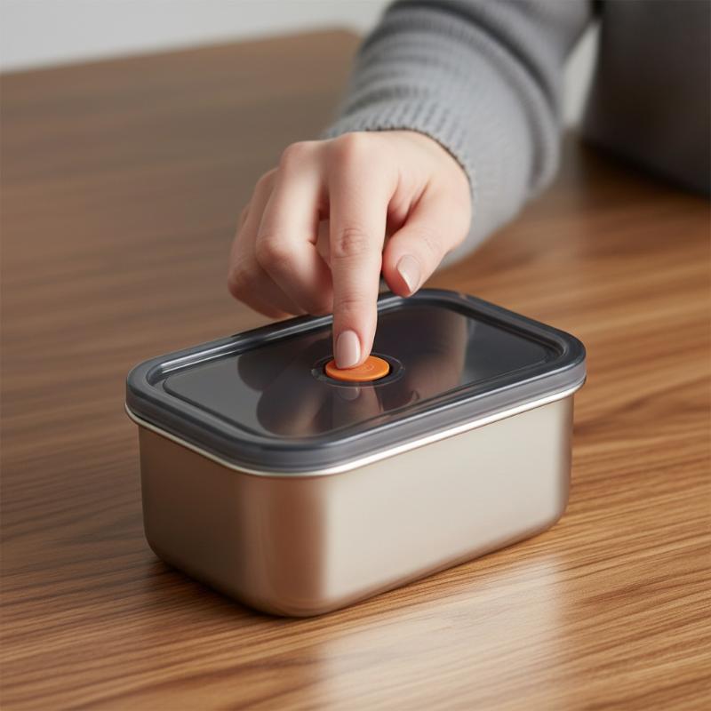 [E] 4개 스테인리스 스틸 식품 보관 용기 세트, 두 - Food Storage For Pantry 리뷰 및 가격