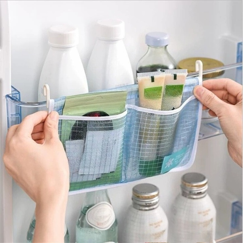 냉장고 보관 네트 가방 소스 패킷을위한 더블 구획 교수 - Food Storage For Pantry 리뷰 및 가격