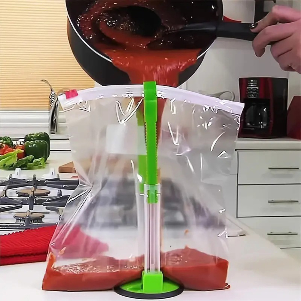 조정 가능 비 슬립 푸드 스토리지 백 홀더 신선한 키우 - Food Storage Plastic Bag 리뷰 및 가격